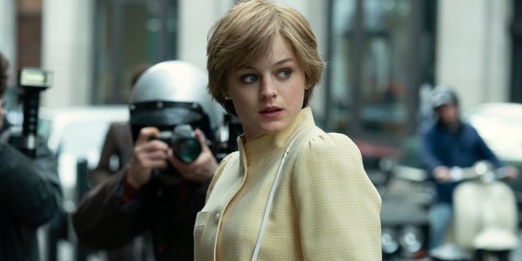 Emma Corrin en The Crown