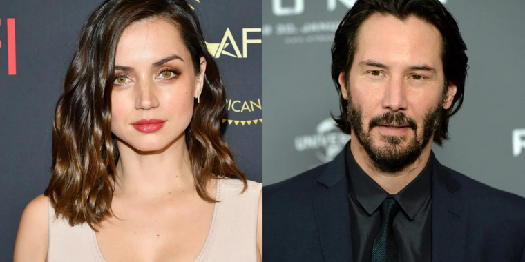 Ana de Armas y Keanu Reeves como nunca los viste antes