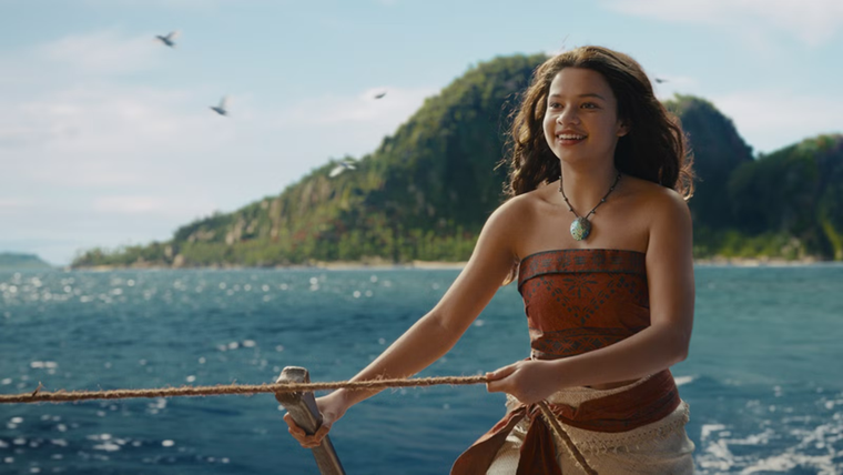 Catherine Laga'aia interpreta a Moana. Catherine Laga'aia interpreta a Moana. 